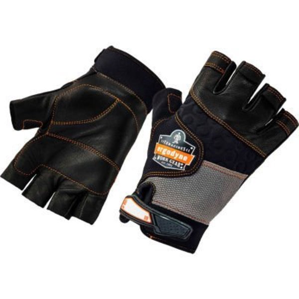 Ergodyne ProFlex 901 Impact Gloves, Black, Medium 17783